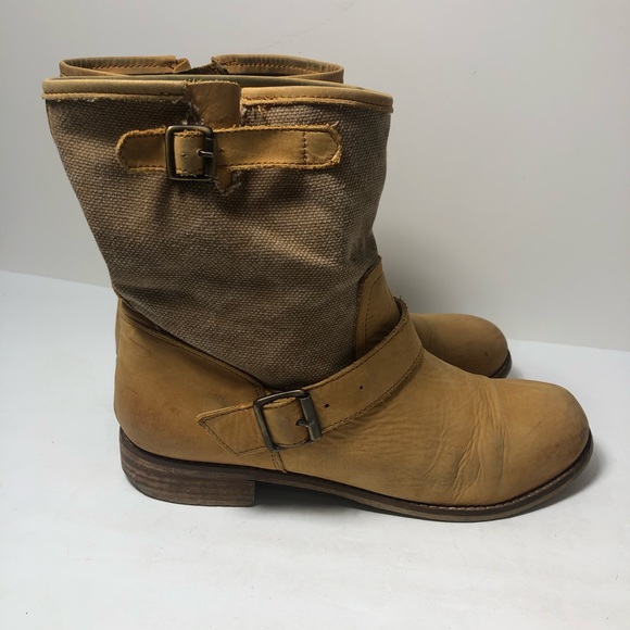 Lockeed Anthropologie slip on boots. Size 9. These are a little oversized. - Picture 3 of 10